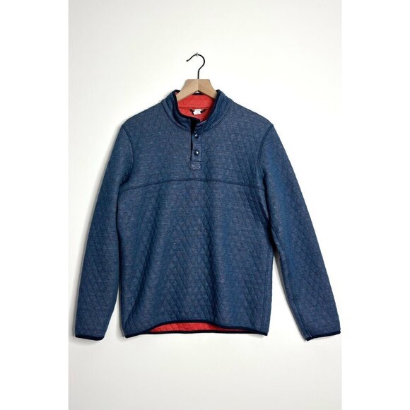 MARINE LAYER Mens Corbet Reversible Quilted Pullover - Picture 1 of 7